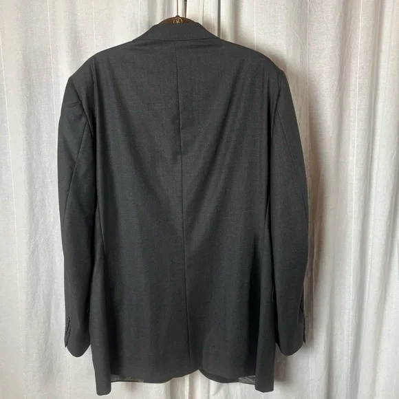 Holland & Sherry Blazer Sports Coat Bespoke Men’s 50R Gray Wool (?) Blend